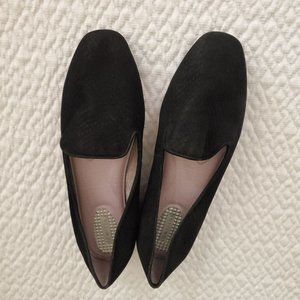 COM+SENSE WOMEN'S SIZE 10 BLACK SUEDE